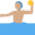 man playing water polo medium skin tone