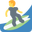 man surfing