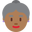 old woman medium-dark skin tone