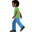 person walking dark skin tone