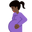 pregnant woman dark skin tone