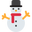 snowman without snow