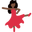 woman dancing dark skin tone