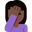 woman facepalming dark skin tone