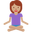 woman in lotus position medium skin tone