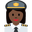 woman pilot dark skin tone