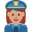 woman police officer medium skin tone