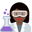 woman scientist dark skin tone
