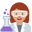 woman scientist medium skin tone