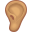 ear medium skin tone