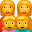 family: two woman, girl, boy