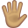 open palm medium skin tone