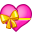 heart with ribbon