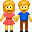 man and woman holding hands