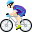 person biking