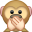 speak-no-evil monkey