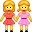 two women holding hands
