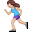 woman running