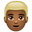 blond-haired person medium-dark skin tone