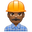 construction worker medium-dark skin tone