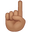 index pointing up medium skin tone