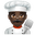 man cook dark skin tone