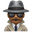 man detective medium-dark skin tone