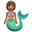 mermaid medium skin tone