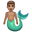 merman medium skin tone