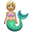 merperson medium-light skin tone