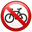 no bicycles