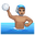 person playing water polo medium skin tone