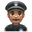 police officer medium skin tone
