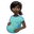 pregnant woman dark skin tone
