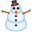 snowman without snow