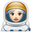 woman astronaut light skin tone