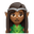 woman elf medium-dark skin tone