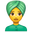 woman wearing turban